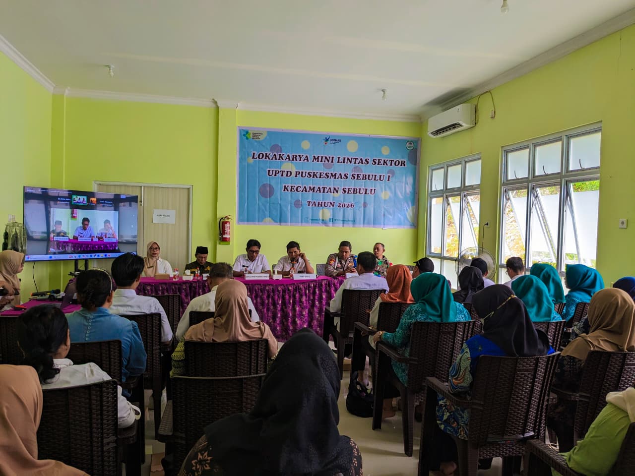 LOKAKARYA MINI LINTAS SEKTOR UPTD PUSKESMAS SEBULU I, TEKANKAN PERCEPATAN REAKTIVASI PBI-JK