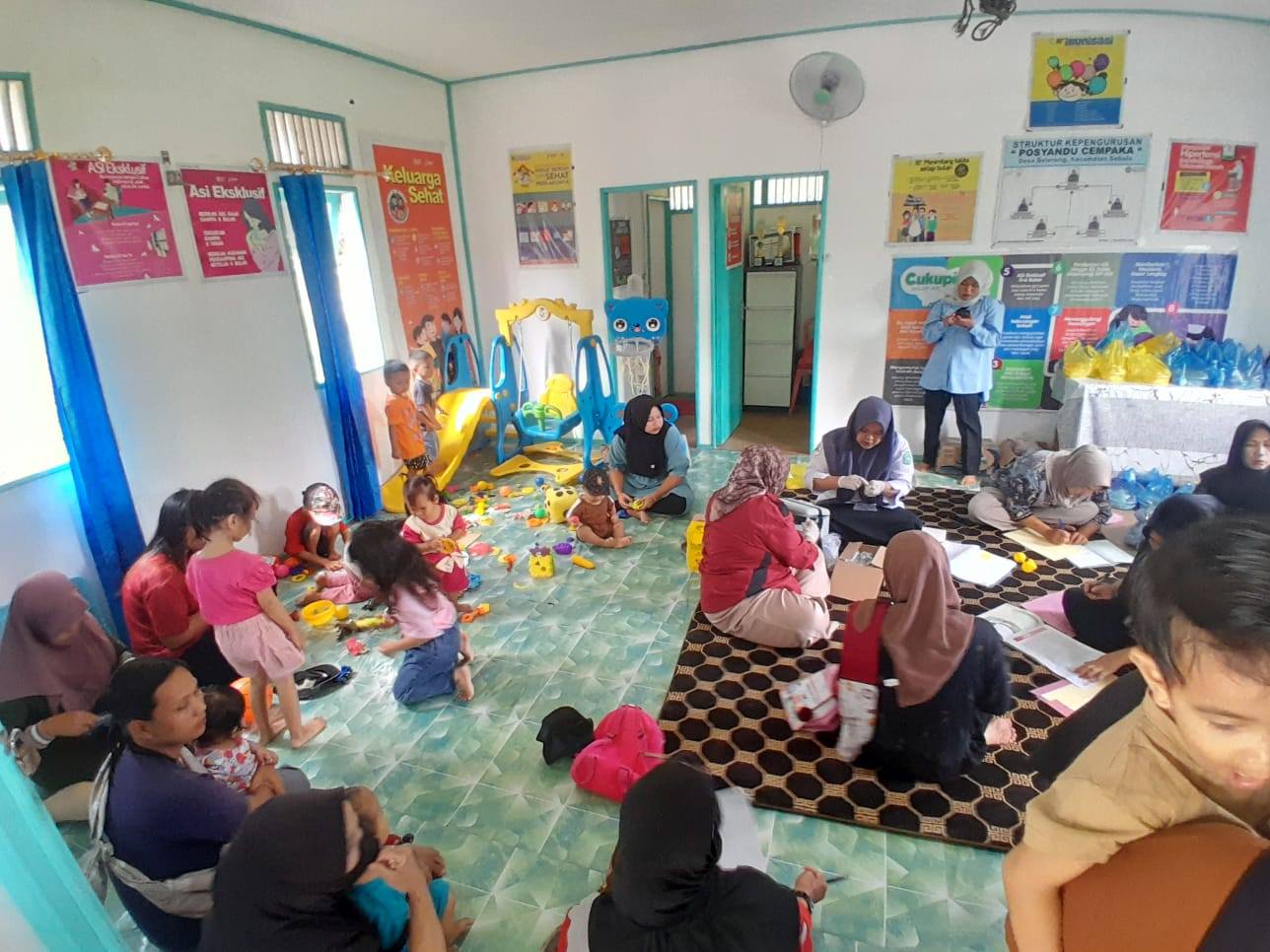 SETELAH 2 BULAN PENINGKATAN, POSYANDU CEMPAKA KEMBALI HADIR DENGAN WAJAH BARU